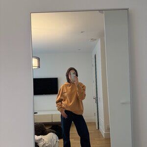 Playboy x Missguided Oversized Hoodie – Tan / Size 4 (M Fit)